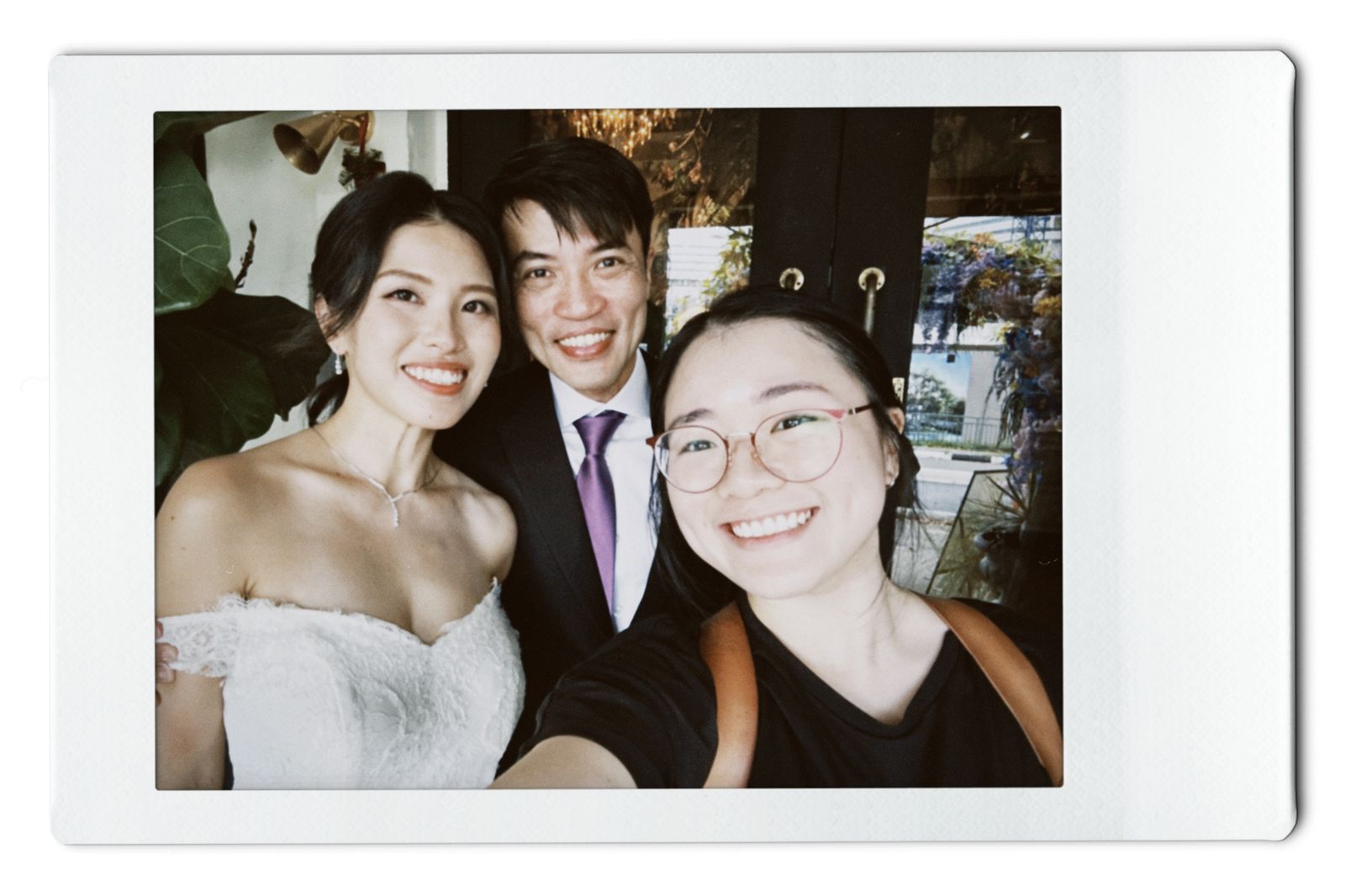 Photo with a couple I've worked with